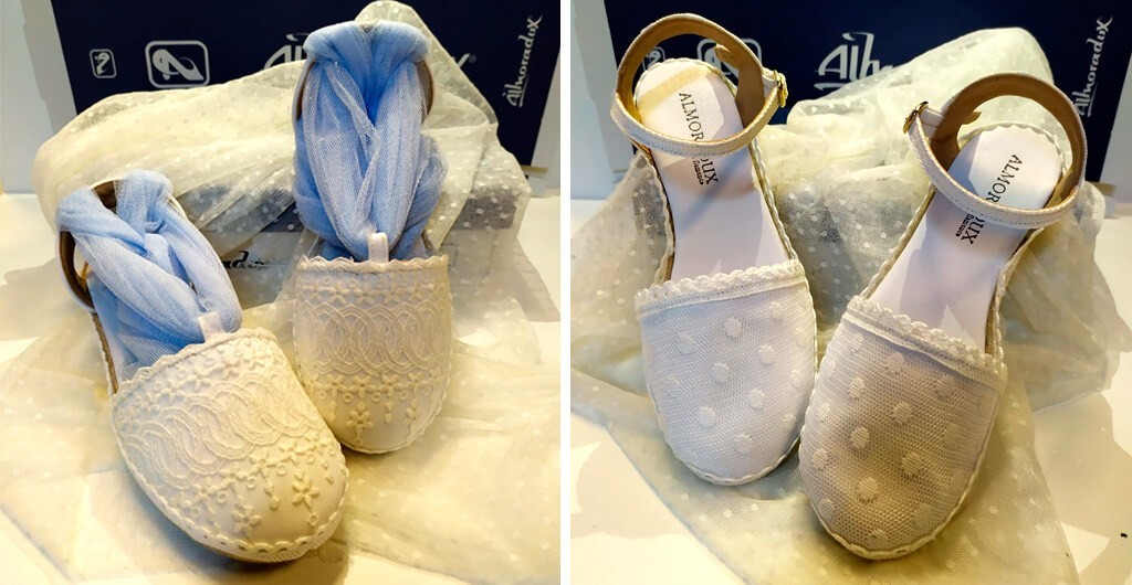 ZAPATOS DE ESPARTO PARA COMUNIÓN TOTALMENTE PERSONALIZADOS