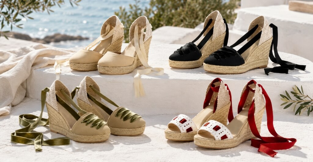 Sandalias de esparto artesanales para verano
