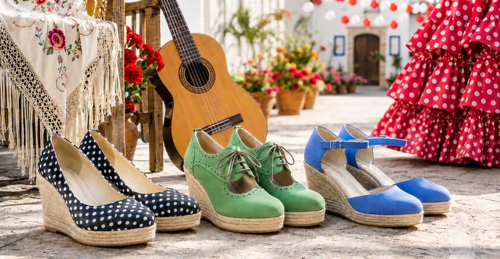 Zapatos flamencos para romerías y jornadas largas